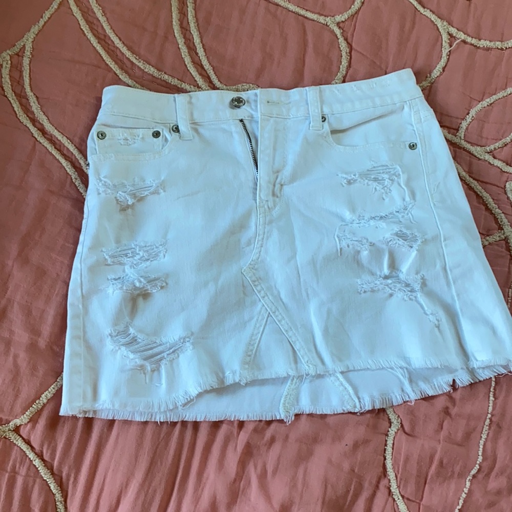 White skirt